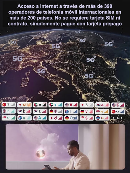 【Actualizaciones de por vida incluidas】WiFi portátil 5G de alta velocidad sin límites